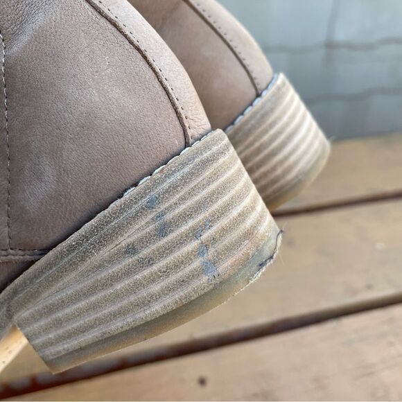 Eileen Fisher Soul Tumbled Suede‎ Ankle Boots Bootie size 6.5 - Picture 10 of 11